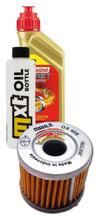 Paquete de inspección 1L 5W-40 con filtro de aceite para Hyosung XRX D Enduro RX 125 ccm Año 2007 - 2011