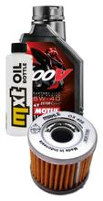 Inspektionspaket 1L 5W-40 + Ölfilter für Hyosung XRX D Enduro RX 125 ccm Bj. 2007 - 2011