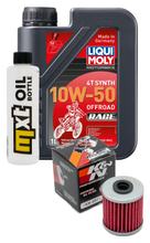 1L 10W-50 inspection package+ oil filter for Kawasaki KX F 250 / 450 ccm Year 2021