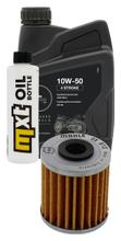 Inspektionspaket 1L 10W-50 + Ölfilter für Kawasaki KX F 250 / 450 ccm Bj. 2021