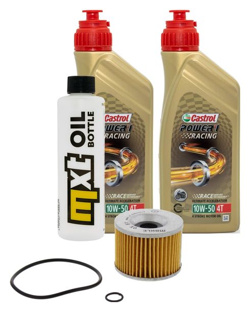 Inspektionspaket 2L 10W-50 + Ölfilter für Kawasaki ZZR 250 ccm Bj. 1990 - 1995