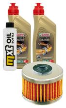 Inspektionspaket 2L 10W-50 + Ölfilter für Kawasaki KLX 300 ccm Bj. 1997 - 2003