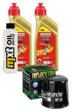 Inspektionspaket 2L 5W-40 + Ölfilter für Kawasaki KAF A Mule 610 4WD B 600 2WD 400 ccm Bj. 2008 - 2016
