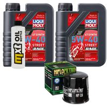 Paquete de inspección 2L 5W-40 + filtro de aceite para Kawasaki KAF A Mule 610 4WD B 600 2WD 400 ccm Año 2008 - 2016