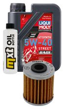 Paquete de inspección 1L 5W-40 con filtro de aceite para Kawasaki KX F 450 ccm Año 2020