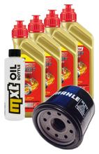 Paquete de inspección 4L 5W-40 con filtro de aceite para Kawasaki KAF Mule 4010 Diesel 950 ccm Año 2009 - 2014