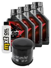 Inspektionspaket 4L 5W-40 + Ölfilter für Kawasaki KAF Mule 4010 Diesel 950 ccm Bj. 2009 - 2014