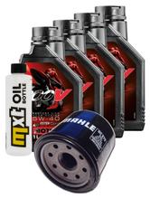 Paquete de inspección 4L 5W-40 con filtro de aceite para Kawasaki KAF Mule 4010 Diesel 950 ccm Año 2009 - 2014