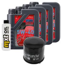 Inspektionspaket 4L 5W-40 + Ölfilter für Kawasaki KAF Mule 4010 Diesel 950 ccm Bj. 2009 - 2014