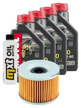 Inspectiepakket 4L 10W-40 + oliefilter voor Kawasaki GTR 1000 ccm bouwjaar 2000 - 2003