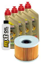 Pacchetto di ispezione 4L 10W-40 + filtro olio per Kawasaki GTR 1000 ccm Anno 2000 - 2003