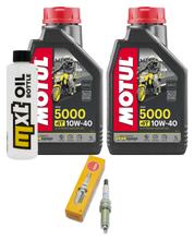 Inspection package 2L 10W-40 + oil filter + 1x spark plug for KTM Duke 125 ccm Year 2021
