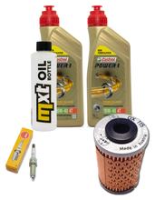 Inspectiepakket 2L 10W-40 + Oliefilter + 1x Bougie voor KTM Duke 125 ccm Bj. 2021