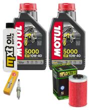 Inspection package 2L 10W-40 + oil filter + 1x spark plug for KTM Duke 125 ccm Year 2021