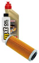 Inspectiepakket 1L 10W-50 + Oliefilter voor KTM Freeride R 250 ccm Bj. 2020