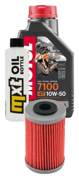 1L 10W-50 inspection package+ oil filter for KTM XC Desert Racing 525 ccm Year 2006 - 2007