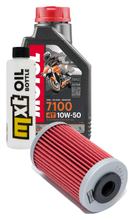 Pacchetto di ispezione 1L 10W-50+filtro olio per KTM XC Desert Racing 525 ccm Anno 2006 - 2007