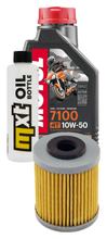 Pacchetto di ispezione 1L 10W-50+filtro olio per KTM XC Desert Racing 525 ccm Anno 2006 - 2007