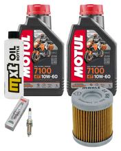 Inspektionspaket 2L 10W-60 + Ölfilter + 1x Zündkerze für KTM SMC R ABS 690 ccm Bj. 2008 - 2010