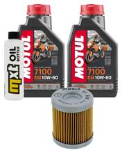 Inspectiepakket 2L 10W-60 + Oliefilter + 1x Bougie voor KTM SMC R ABS 690 ccm Bj. 2008 - 2010