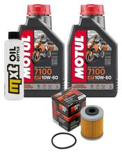 Inspektionspaket 2L 10W-60 + Ölfilter + 1x Zündkerze für KTM SMC R ABS 690 ccm Bj. 2008 - 2010