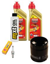 Inspection package 2L 5W-40 + oil filter + 1x spark plug for Piaggio Liberty Iget Euro4 125 ccm Year 2018 - 2019