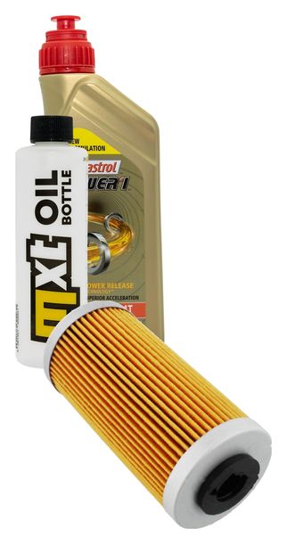 Inspektionspaket 1L 10W-40 + Ölfilter für Sherco SEF 2.5 i R Sixdays 3.0 250 / 300 ccm Bj. 2014 - 2020