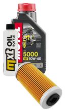 Paquete de inspección 1L 10W-40 con filtro de aceite para Sherco SEF 2.5 i R Sixdays 3.0 250 / 300 ccm Año 2014 - 2020