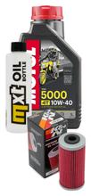 Paquete de inspección 1L 10W-40 con filtro de aceite para Sherco SEF 2.5 i R Sixdays 3.0 250 / 300 ccm Año 2014 - 2020