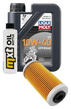Pacchetto di ispezione 1L 10W-40+filtro olio per Sherco SEF 2.5 i R Sixdays 3.0 250 / 300 ccm Anno 2014 - 2020