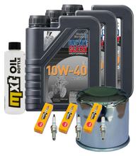 Inspectiepakket 3L 10W-40 + Oliefilter + 3x Bougie voor Triumph Trident ABS 660 ccm Bj. 2021