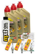 Inspectiepakket 3L 10W-40 + Oliefilter + 3x Bougie voor Triumph Trident ABS 660 ccm Bj. 2021