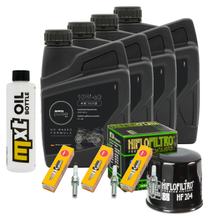 Pacchetto di ispezione 4L 10W-50 + filtro olio + 3x candela per Triumph Speed Triple RS 1200 ccm Anno 2021 - 2022
