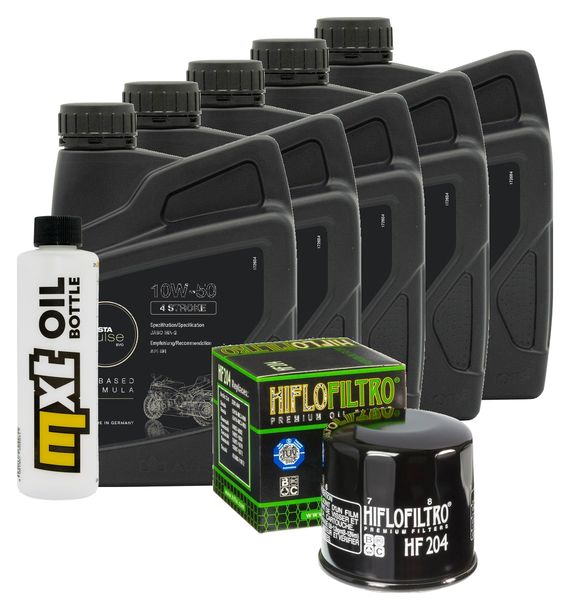 Paquete de inspección 5L 10W-50 + filtro de aceite para Triumph Rocket 3 GT 2460 / 2500 ccm Año 2019 - 2022