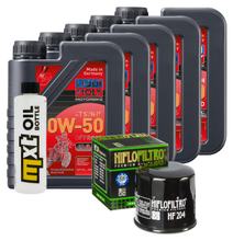Pacchetto di ispezione 5L 10W-50 + filtro olio per Triumph Rocket 3 GT 2460 / 2500 ccm Anno 2019 - 2022