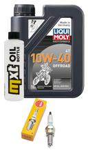 Inspektionspaket 1L 10W-40 + Ölfilter + 1x Zündkerze für Yamaha MT- ABS 125 ccm Bj. 2020