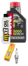 Inspection package 1L 10W-40 + oil filter + 1x spark plug for Yamaha MT- ABS 125 ccm Year 2021