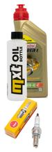 Inspection package 1L 10W-40 + oil filter + 1x spark plug for Yamaha WR R X 125 ccm Year 2017