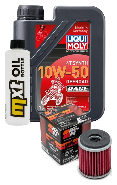 Inspektionspaket 1L 10W-50 + Ölfilter für Yamaha WR R 250 ccm Bj. 2014 - 2016