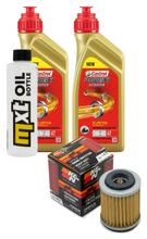 Pacchetto di ispezione 2L 5W-40 + filtro olio per Yamaha YFM Bear Tracker Big YFM25B Bruin 250 ccm Anno 2000 - 2009