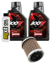 Inspection package 2L 5W-40 + oil filter for Yamaha YFM Bear Tracker Big YFM25B Bruin 250 ccm Year 2000 - 2009