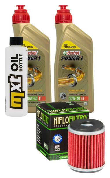 Inspektionspaket 2L 10W-40 + Ölfilter für Yamaha MWD Tricity X-Max Tech-Max 300 ccm Bj. 2020 - 2022