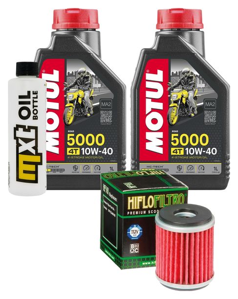 Inspektionspaket 2L 10W-40 + Ölfilter für Yamaha MWD Tricity X-Max Tech-Max 300 ccm Bj. 2020 - 2022