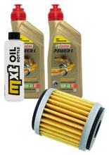 2L 10W-40 Inspection Package+oil filter for Yamaha MWD Tricity X-Max Tech-Max 300 ccm Year 2020 - 2022