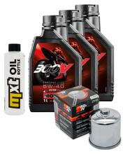 Pacchetto di ispezione 3L 5W-40+filtro olio per Yamaha YFM FWA Grizzly 4WD 350 - 700 ccm Anno 2007 - 2016