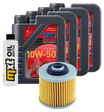Pacote de Inspeção 4L 10W-50 + Filtro de Óleo para Yamaha MT-03 XVS A Dragstar Classic 650 / 660 ccm Ano 2004 - 2010