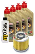 Kit de inspeção 4L 10W-50 + filtro de óleo para Yamaha XVS A Dragstar Classic 650 ccm ano 2007