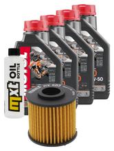 Inspektionspaket 4L 10W-50 + Ölfilter für Yamaha MT-03 660 ccm Bj. 2006 - 2011