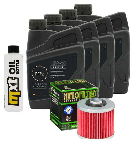 Inspektionspaket 4L 10W-50 + Ölfilter für Yamaha MT-03 660 ccm Bj. 2012