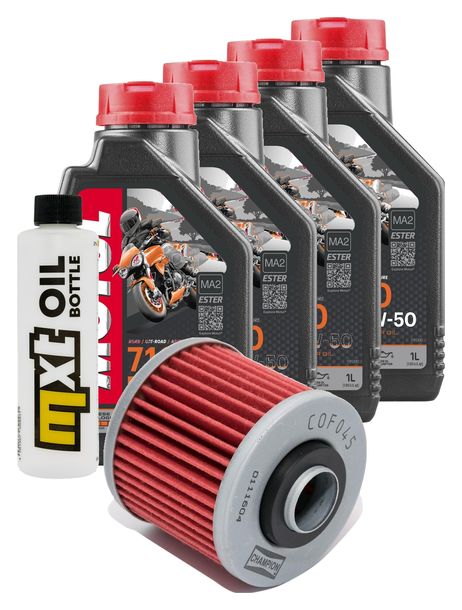 Inspektionspaket 4L 10W-50 + Ölfilter für Yamaha MT-03 660 ccm Bj. 2012